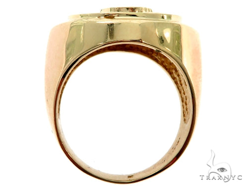 14KY Prong Diamond Gorilla Face Band 57262 - Image 6