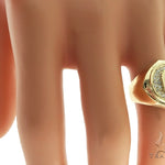 14KY Prong Diamond Gorilla Face Band 57262 - Image 7