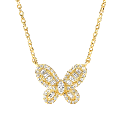 Butterfly Luxe Diamond Necklace 71393
