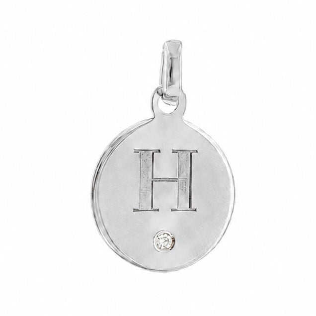 14K Custom Letter Diamond Pendant 71436