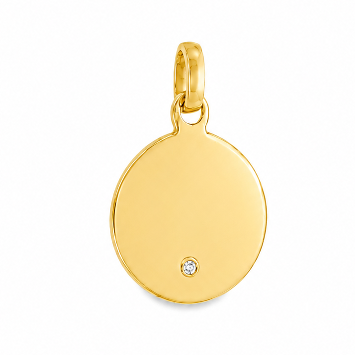 14K Custom Letter Diamond Pendant 71436