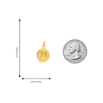 14K Custom Letter Diamond Pendant 71436