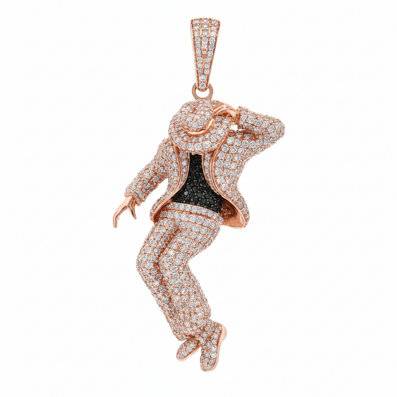 14K Diamond Moonwalk Pendant 71438