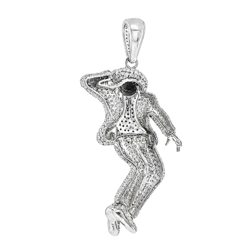 14K Diamond Moonwalk Pendant, view 6