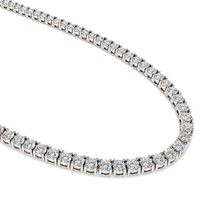14K Gold 20 PT Lab-Grown Diamond Tennis Chain 67892 - TRAX1