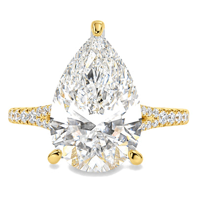 14K Gold 4 Ct Mirabella Lab-Grown Diamond Engagement Ring
