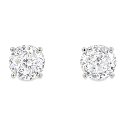 14K Gold 4 Ctw Portuguese-Cut Lab-Grown Diamond Studs 70456 - TRAX2