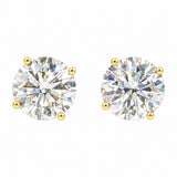 14K Gold 6 Ctw Round-Cut Diamond Studs (Lab) 70768