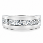 14K Gold Channel Diamond Ring 67801