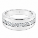 14K Gold Channel Diamond Ring 67801