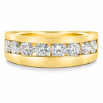 14K Gold Channel Diamond Ring 67801
