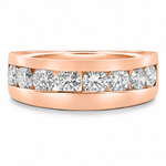 14K Gold Channel Diamond Ring 67801