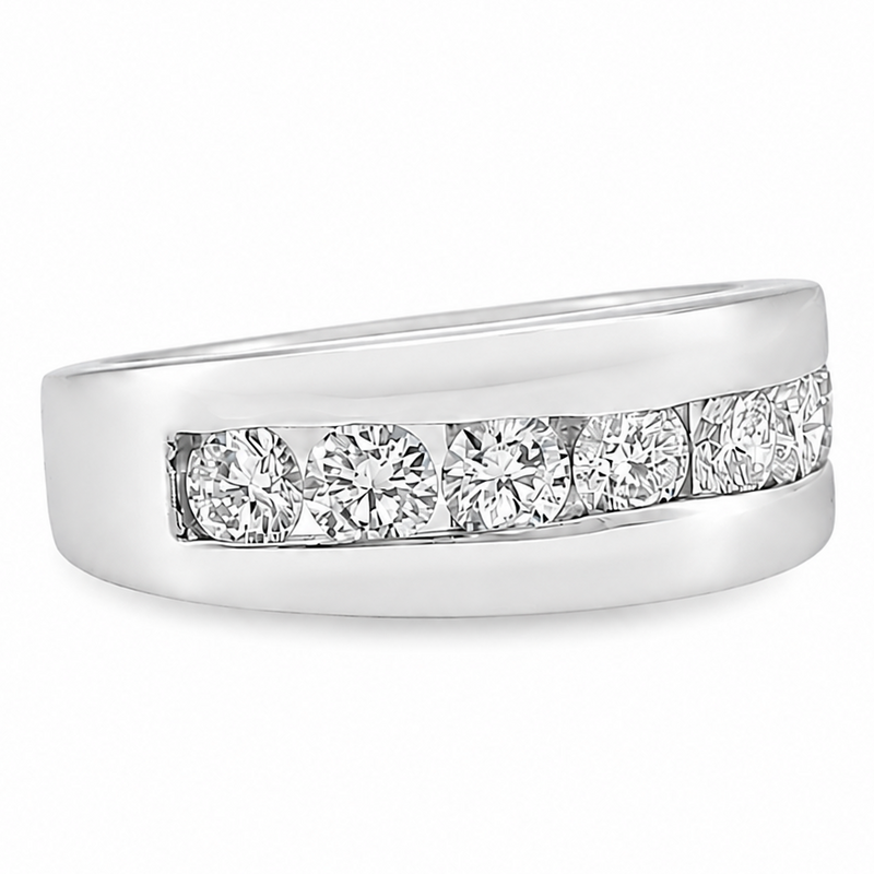 14K Gold Channel Diamond Ring 67801