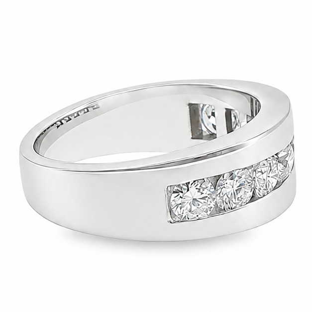 14K Gold Channel Diamond Ring 67801