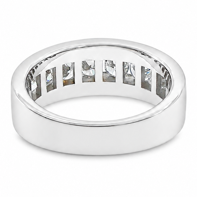 14K Gold Channel Diamond Ring 67801