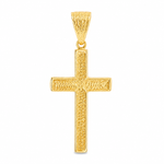 14K Gold Cross Pendant 67594