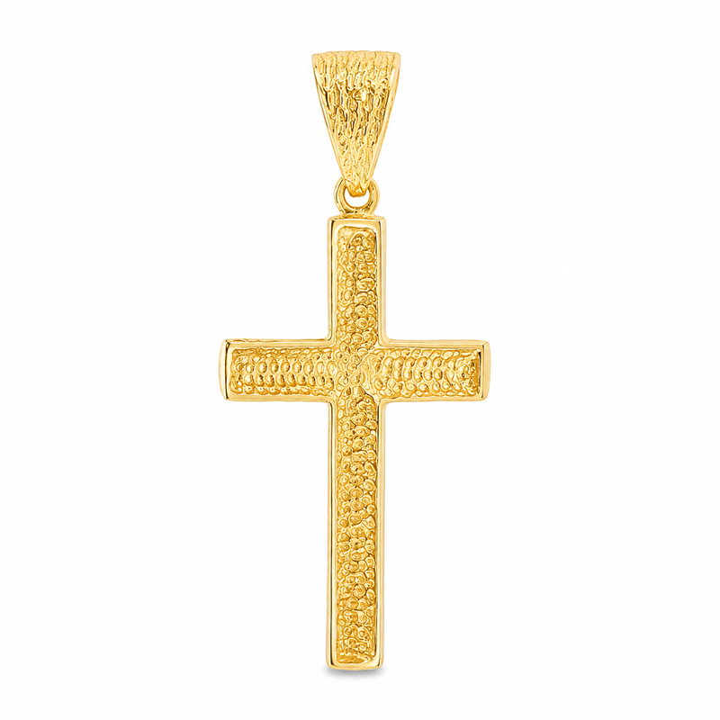 14K Gold Cross Pendant 67594