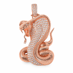 14K Gold Diamond Cobra Pendant 67271