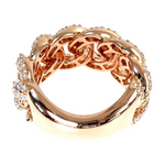 14K Gold Diamond Cuban Ring 66876