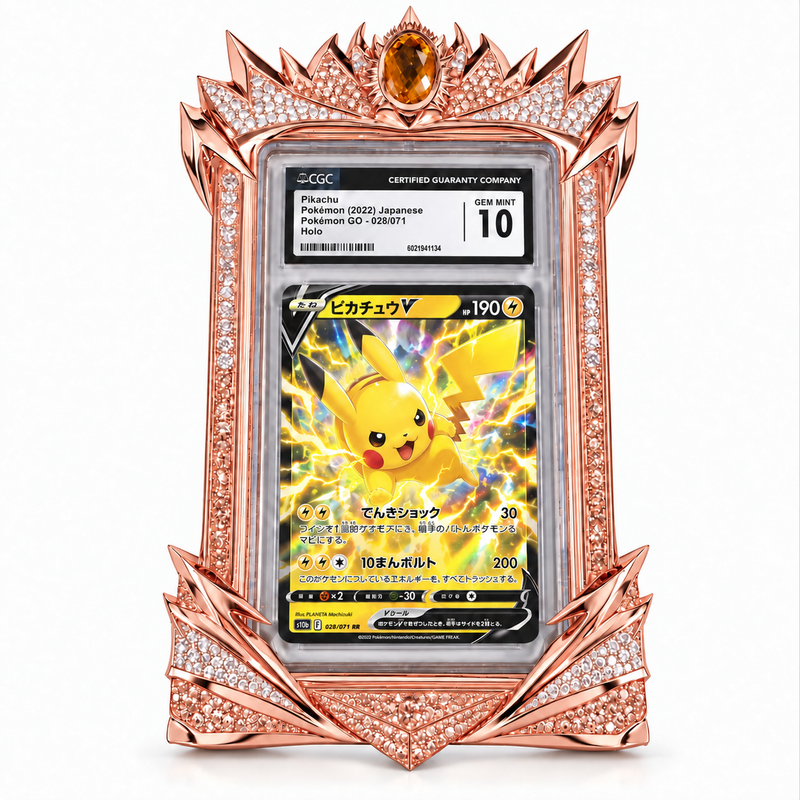 14K Gold Diamond Pokémon Card Case 71876