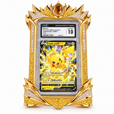 14K Gold Diamond Pokémon Card Case