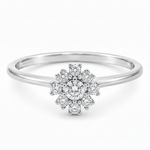 14K Gold Diamond Ring 65689