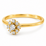14K Gold Diamond Ring 65689
