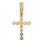 14K Gold Diamond Small Cross 65300