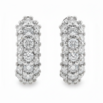 14K Gold Diamond Small Hoop Earring 65772