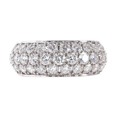 Mens 18k Iceberg Ring 4337