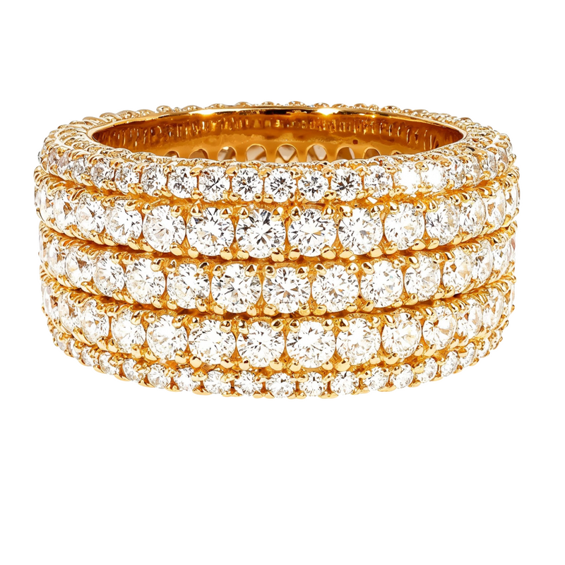 14K Gold Eternity Diamond Ring 66877