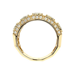 14K Gold Flower Diamond Ring 66171