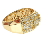 14K Gold Flower Diamond Ring 66171