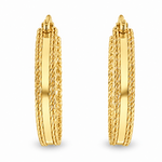 14K Gold Hoop Earrings 20mm 69926