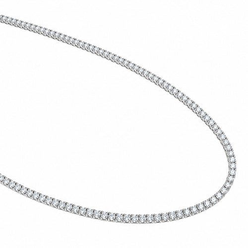 14K Gold Lab-Grown Diamond Tennis Chain 22 Inches 2.2 mm 69818