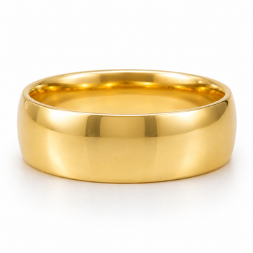 14K Gold Men's Wedding Band