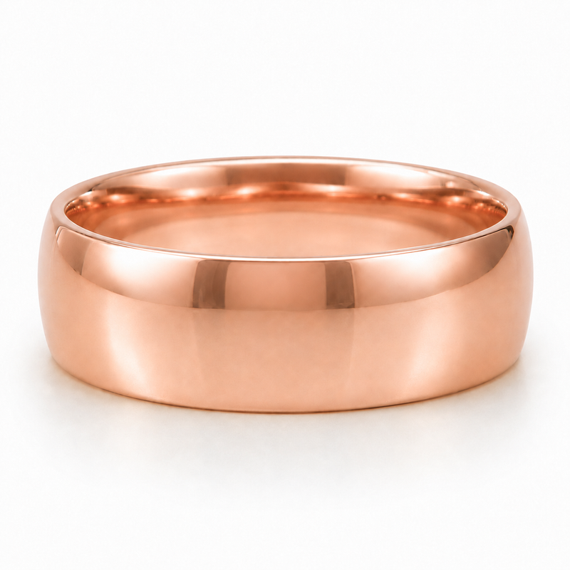 14K Gold Men's Wedding Band 68814
