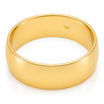 14K Gold Men's Wedding Band 68814