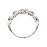 14K Gold Miami Cuban Link Diamond Ring 65031