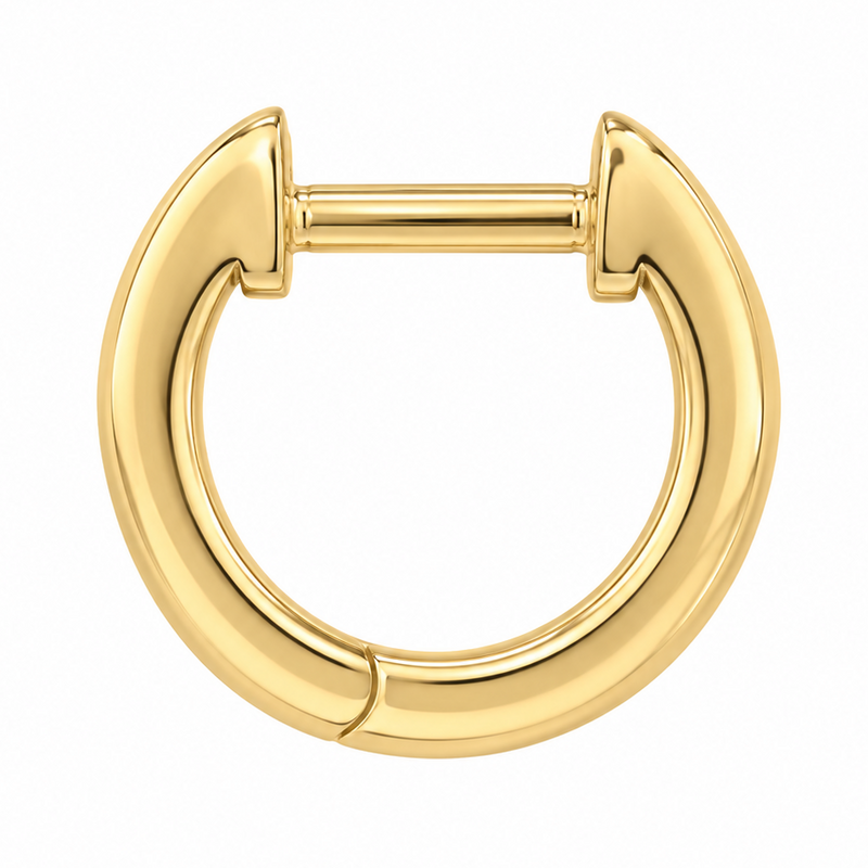 14K Gold Pear Shape Convertible Hoops 71823