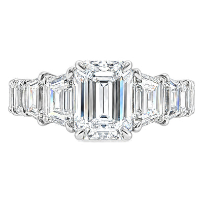 14K Gold Squeeze Lab-Grown Diamond Engagement Ring