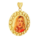 14K Nugget Photo Pendant 71435