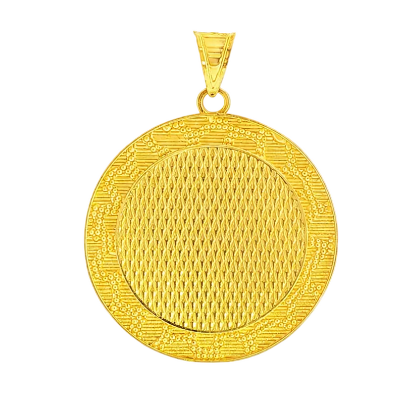 14K Nugget Photo Pendant 71435