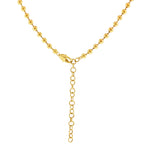 14K Ruby Bezel Dangling Necklace 71422
