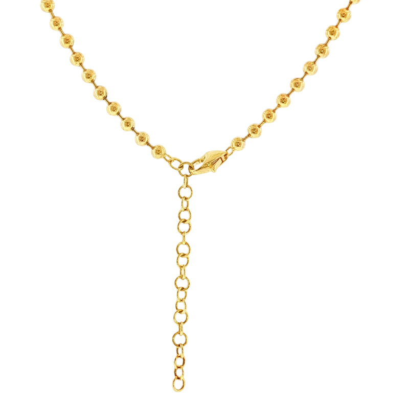 14K Ruby Bezel Dangling Necklace 71422