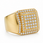 14K Yellow Gold Diamond Ring 10796