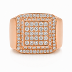 14K Yellow Gold Diamond Ring 10796