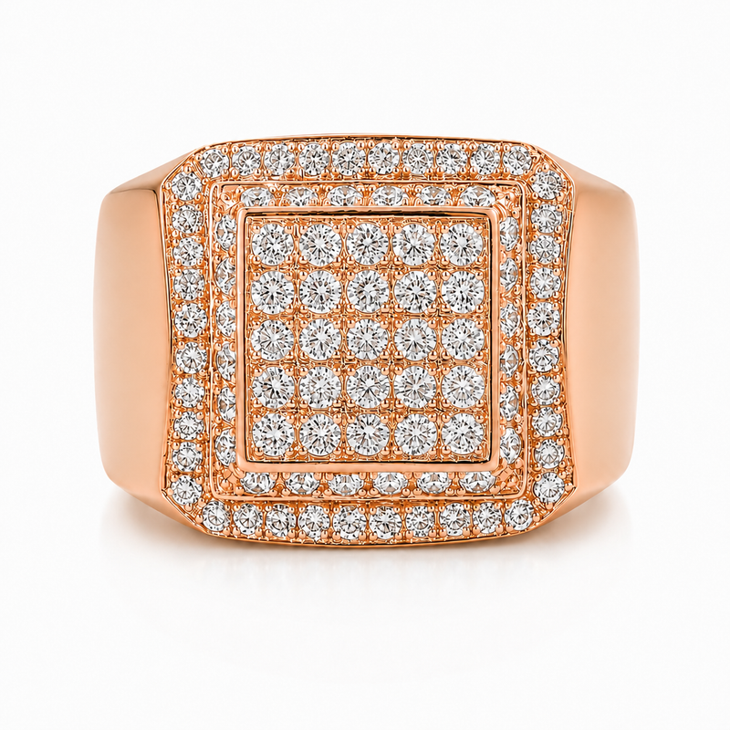 14K Yellow Gold Diamond Ring 10796