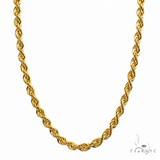 14K Yellow Gold Solid Rope Chain 3mm 69504