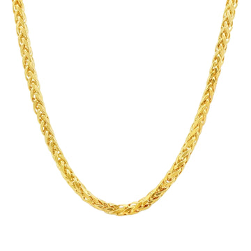 14K Yellow Palm Link Chain 3mm